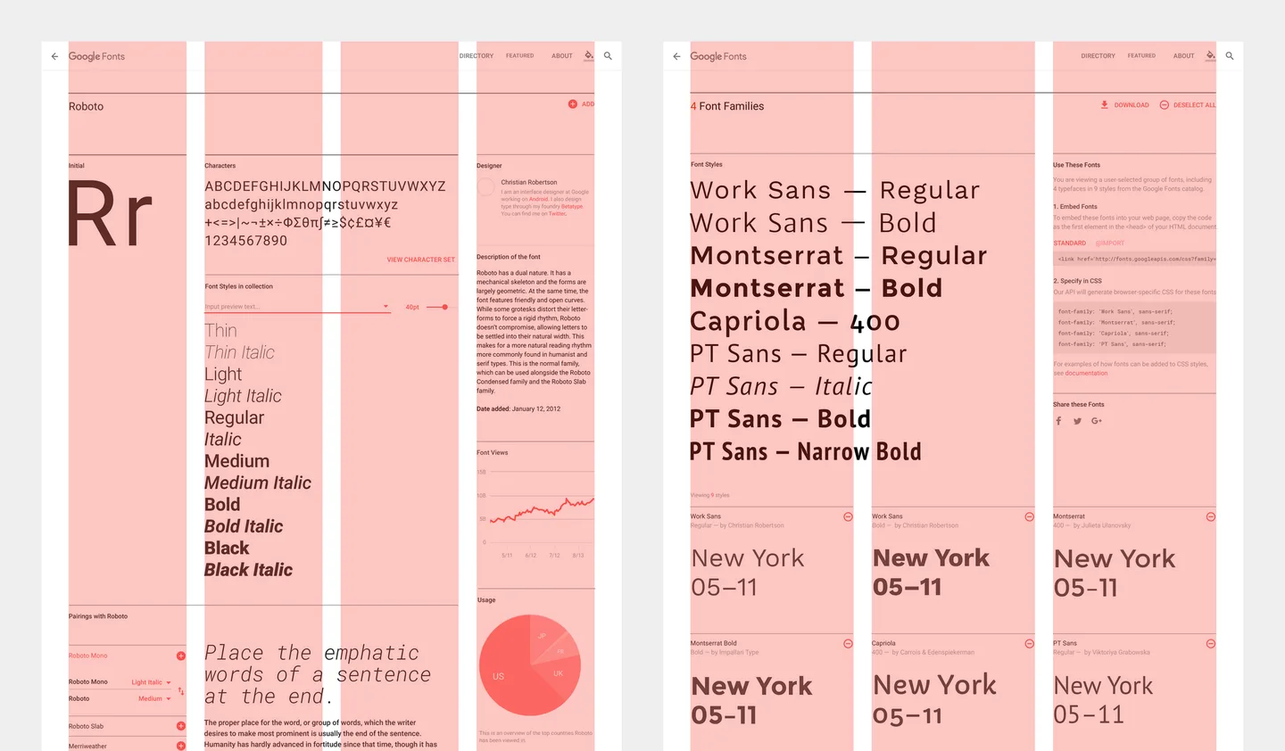 Google Fonts Redesign