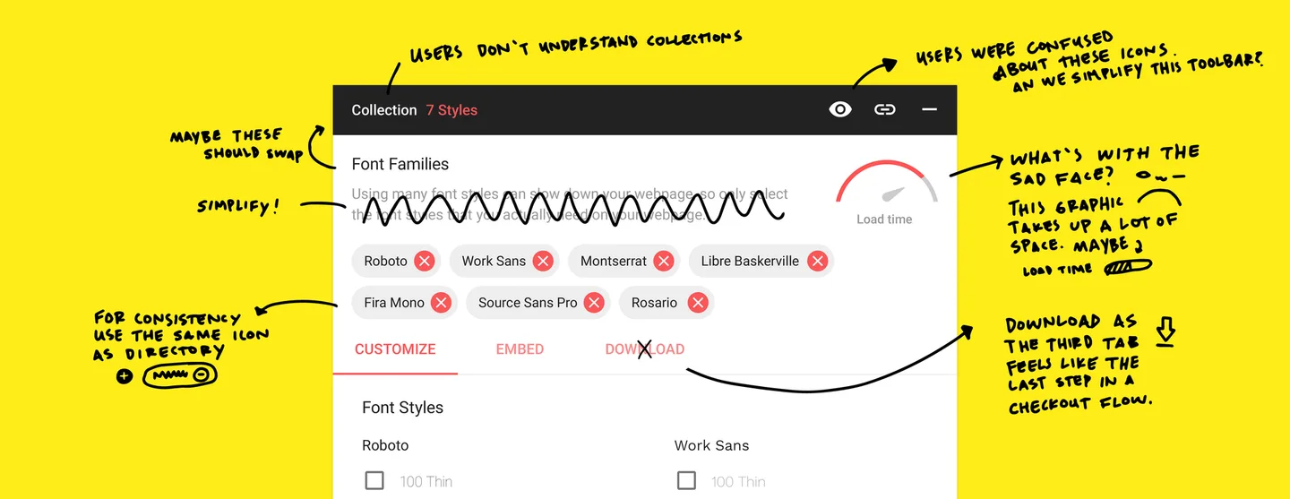 Google Fonts Redesign