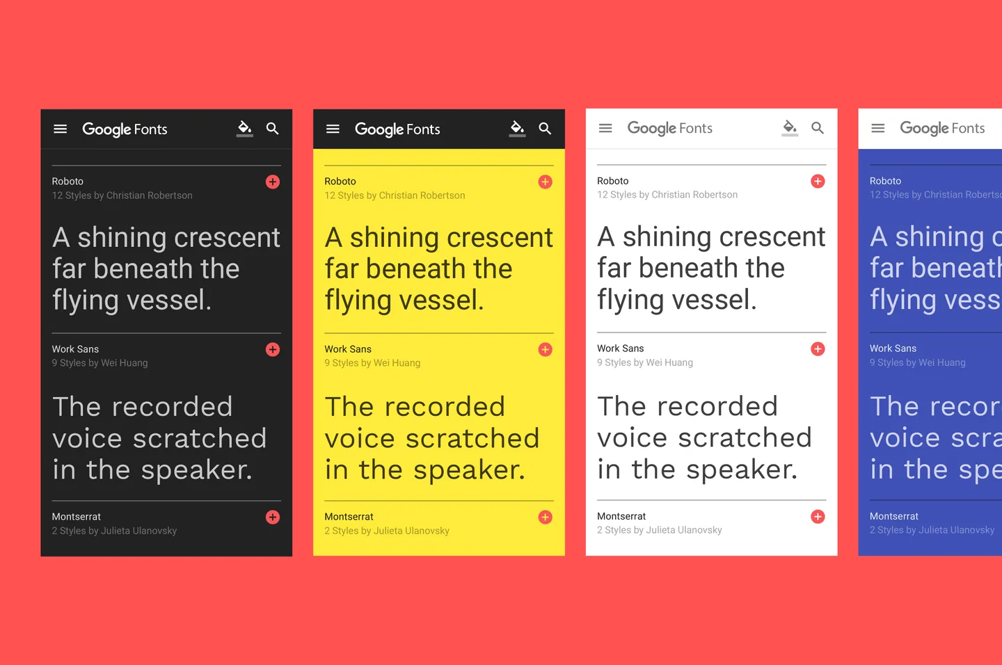 Google Fonts Redesign