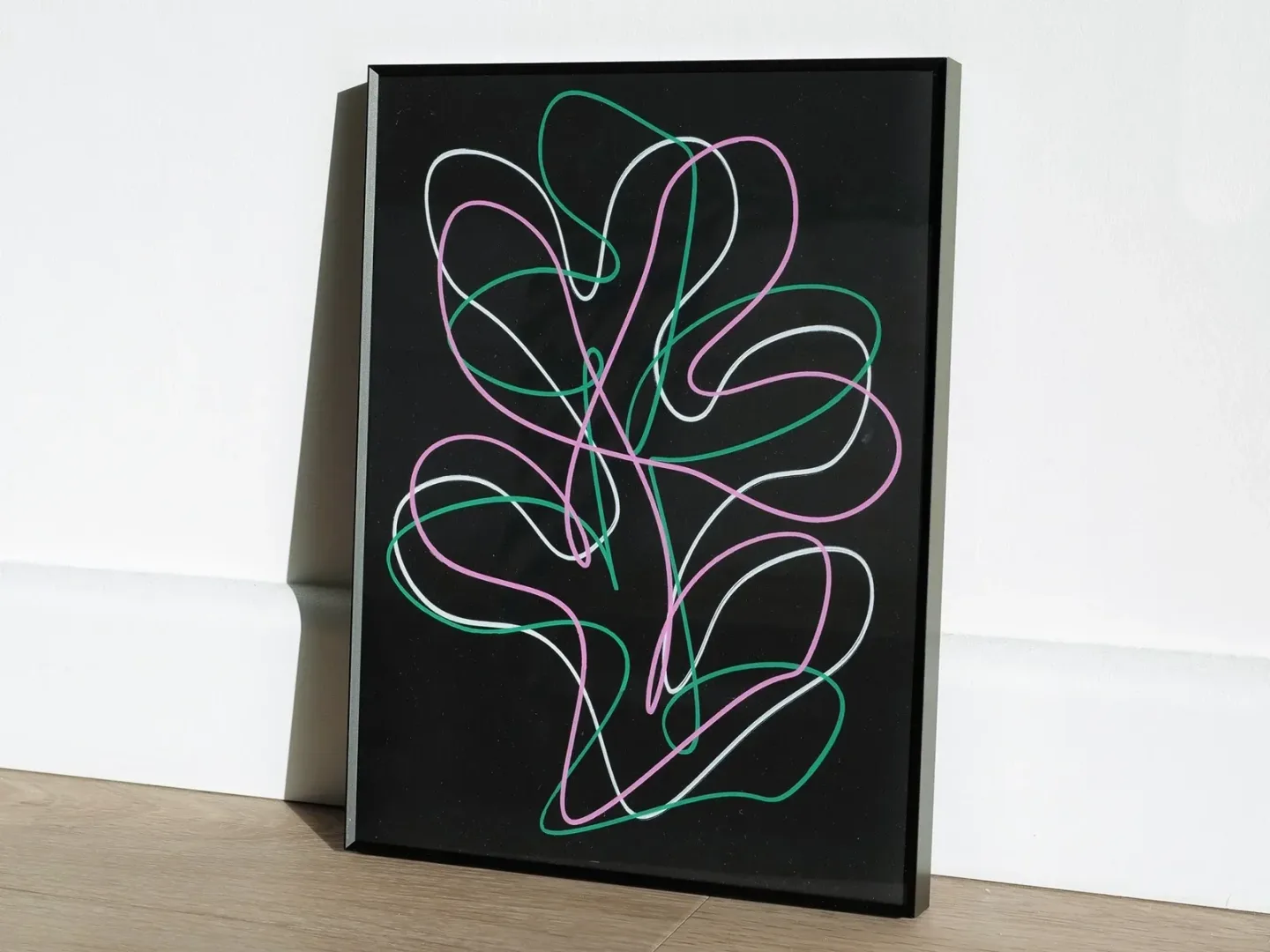 Generative leaf drawing