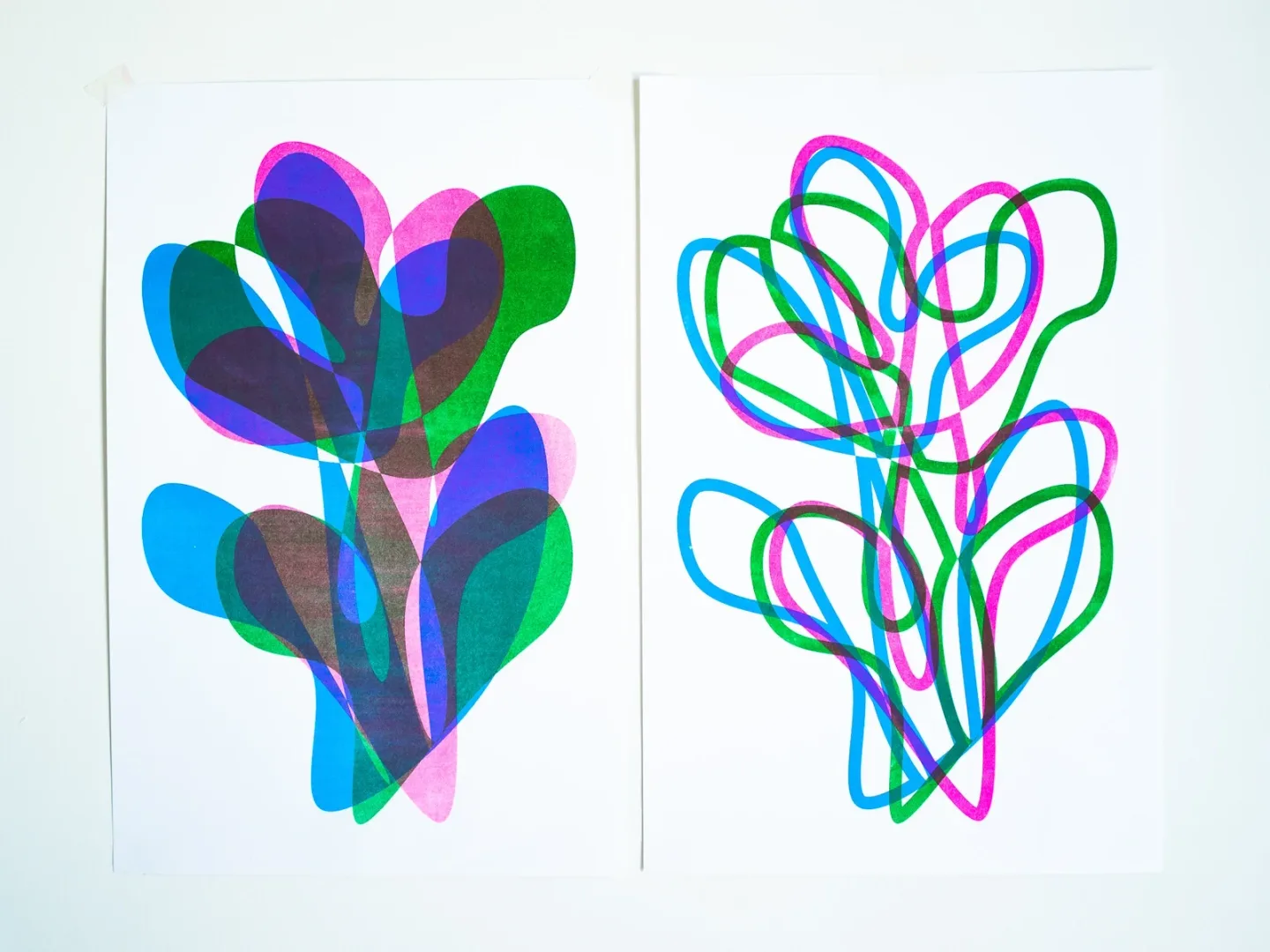 Risograph prints
