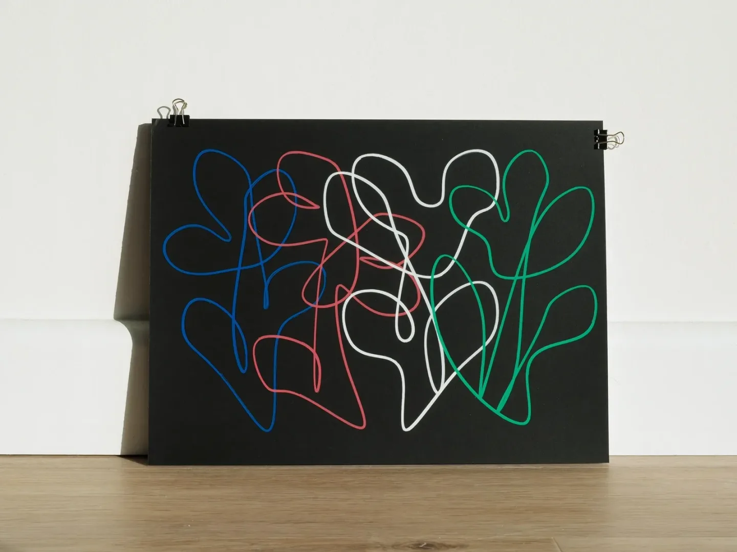 Generative leaf drawing