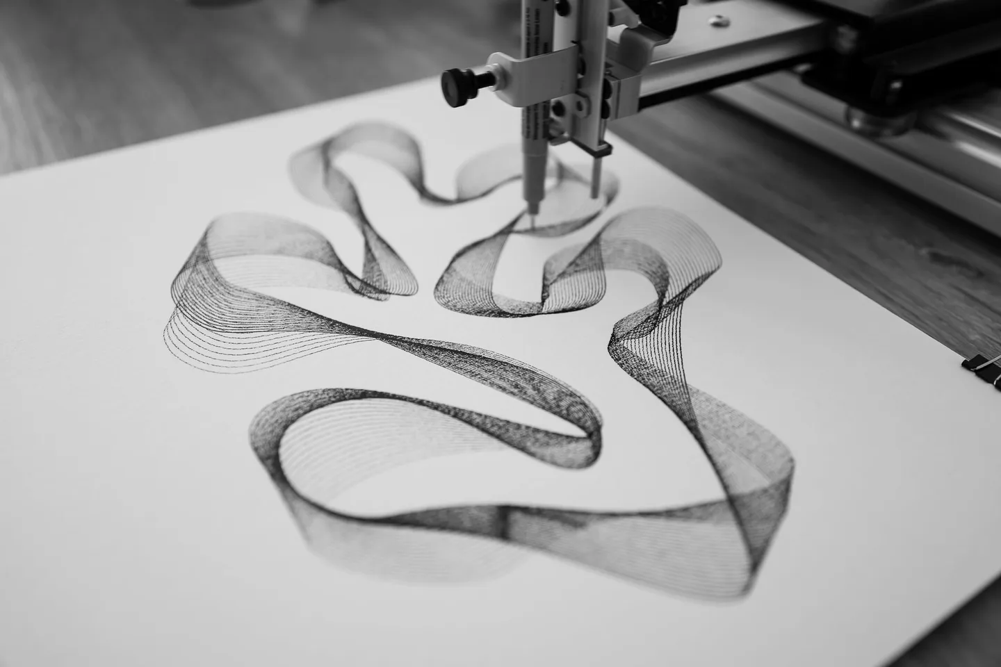 Generative leaf drawing