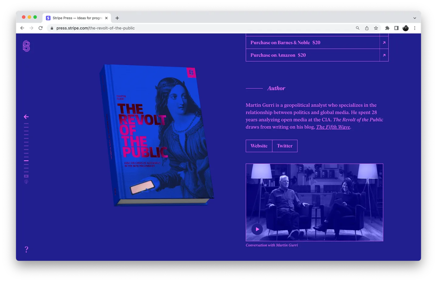 Stripe Press Design